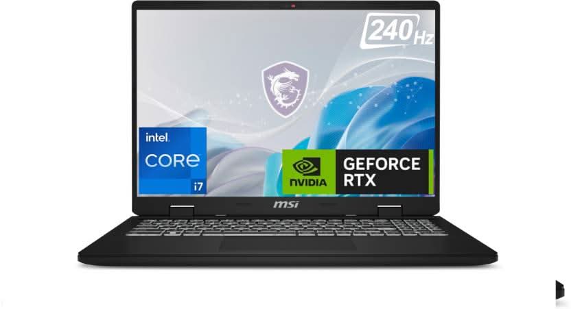 MSI Creator M16 HX Gaming Laptop Intel Core i7-14700HX Processor, NVIDIA GeForce RTX 4050, 16x2GB, 1TB SSD, 16" QHD+, M16 HX C14VEG-619IN