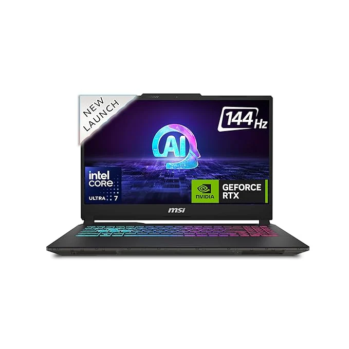 MSI Cyborg 15 AI Gaming Laptop Intel Core Ultra 7 155H processor, RTX 4060-8GB, 16GB, 1TB SSD, 15.6" FHD, A1VFK-049IN