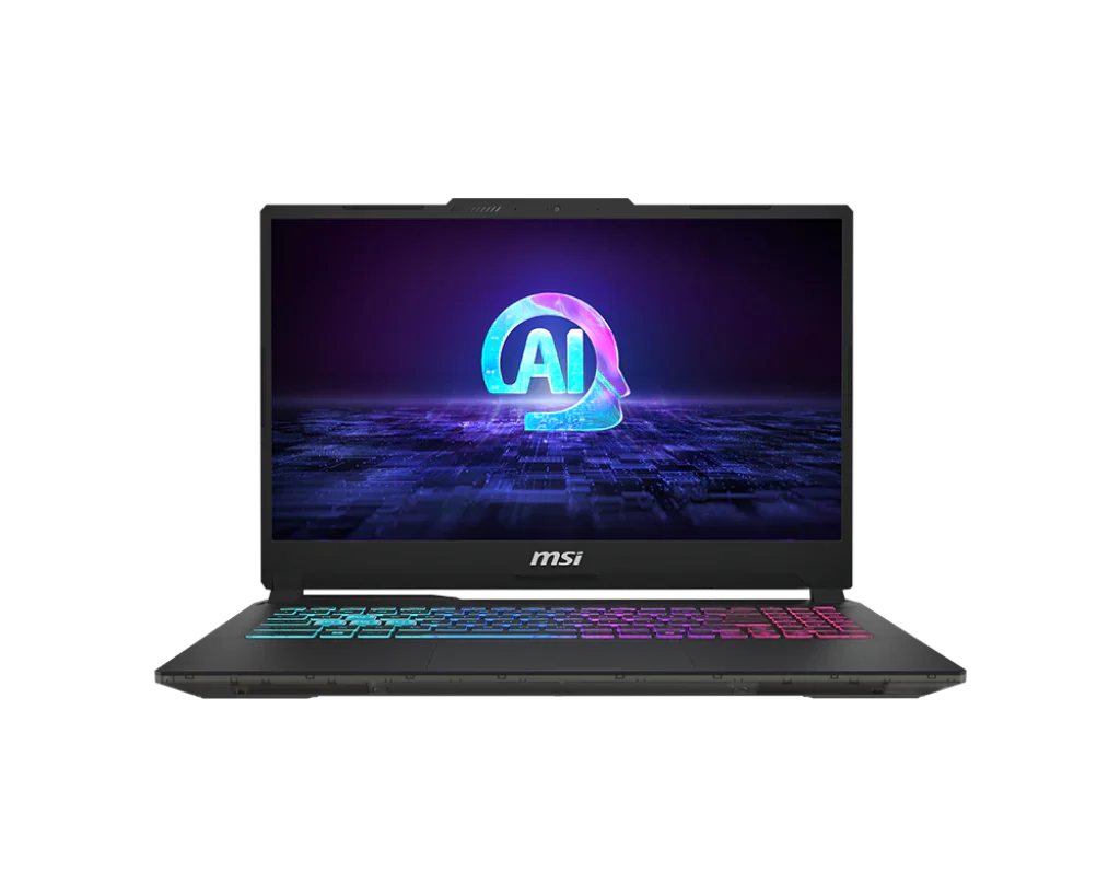 MSI Cyborg 15 AI Gaming Laptop Intel Core Ultra 7 processor 155H, NVIDIA GeForce RTX 4050, 8x2GB, 512GB SSD, 15.6" FHD, 15 AI A1VEK-096IN