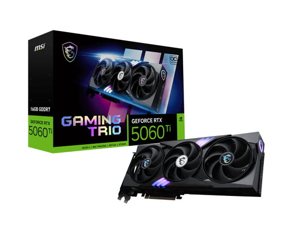 MSI GeForce RTX 5060 Ti 16G GAMING TRIO OC Graphics Card - Image 6