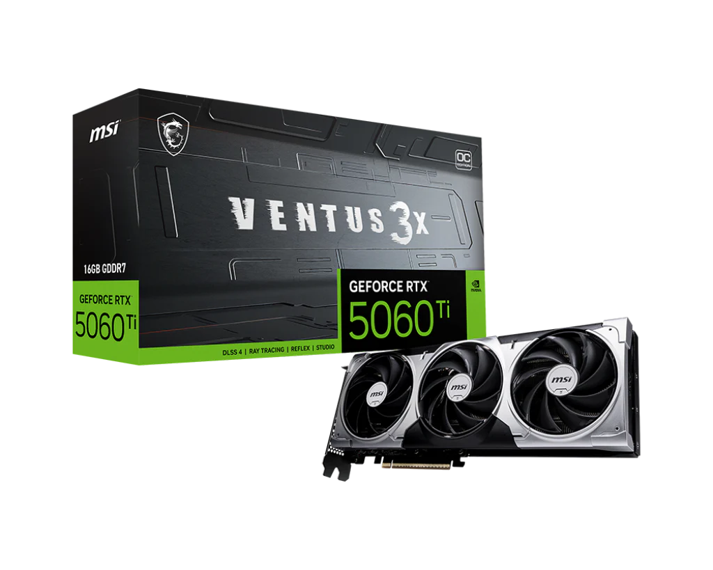 MSI GeForce RTX 5060 Ti 16G VENTUS 3X OC