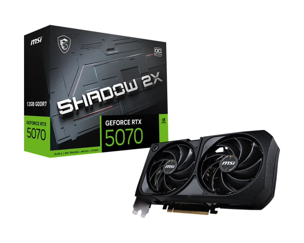 MSI GeForce RTX 5070 12G Shadow 2X OC Graphics Card - Image 2