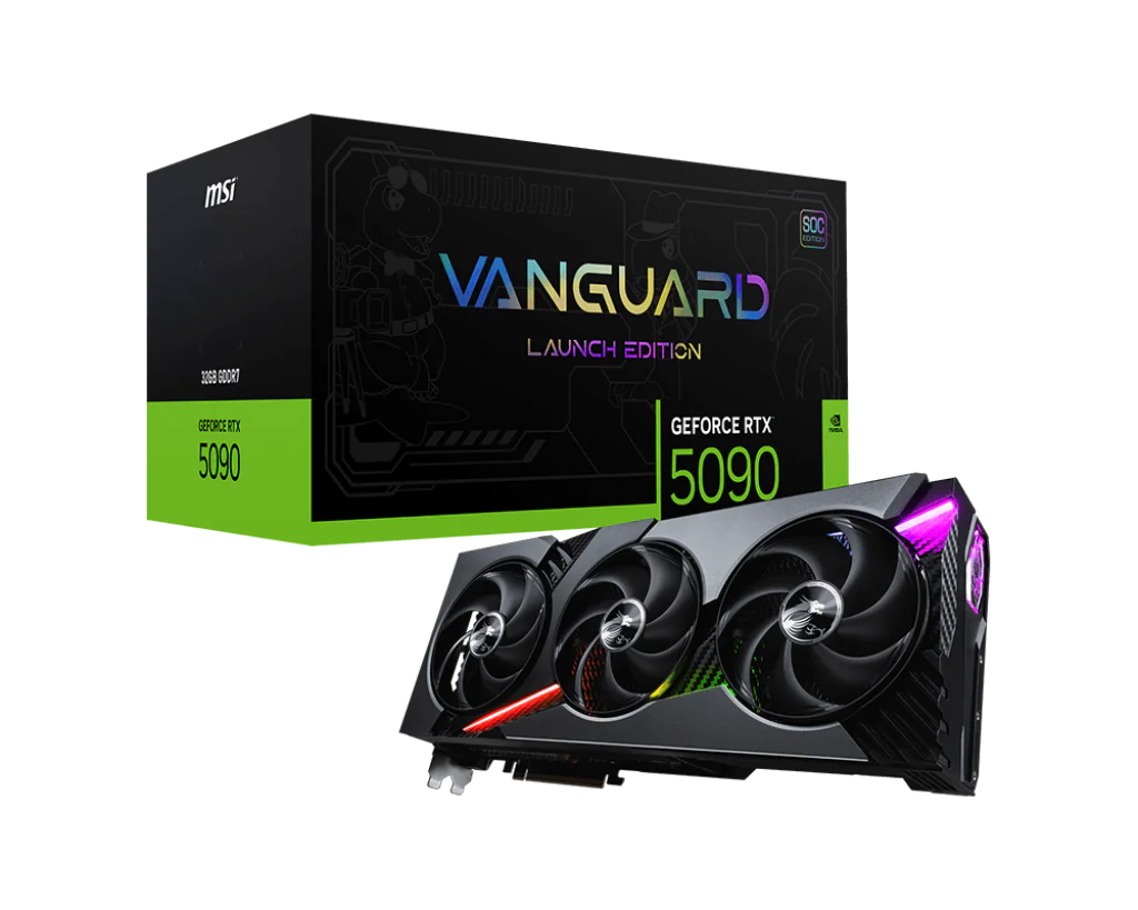 MSI GeForce RTX 5090 32G GDDR7 VANGUARD SOC Launch Edition Graphics Card - Image 6