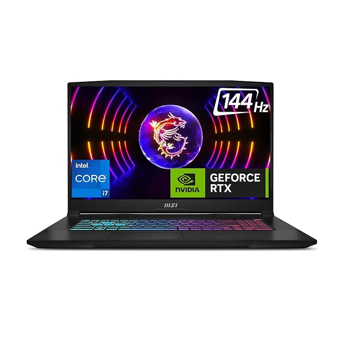MSI Katana 17 Gaming Laptop Intel Core i7-13620H processor, NVIDIA GeForce RTX 4050, 8x2GB, 1TB SSD, 17.3" FHD, 17 B13VEK-254IN