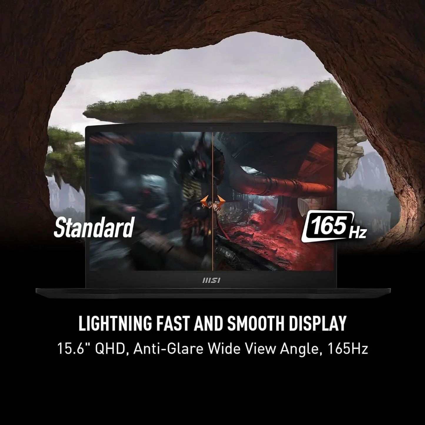 MSI Katana A15 AI Gaming Laptop Ryzen 7 8845HS processor, RTX 4050, 8x2GB, 1TB SSD, 15.6" FHD, A15 AI B8VE-628IN - Image 2
