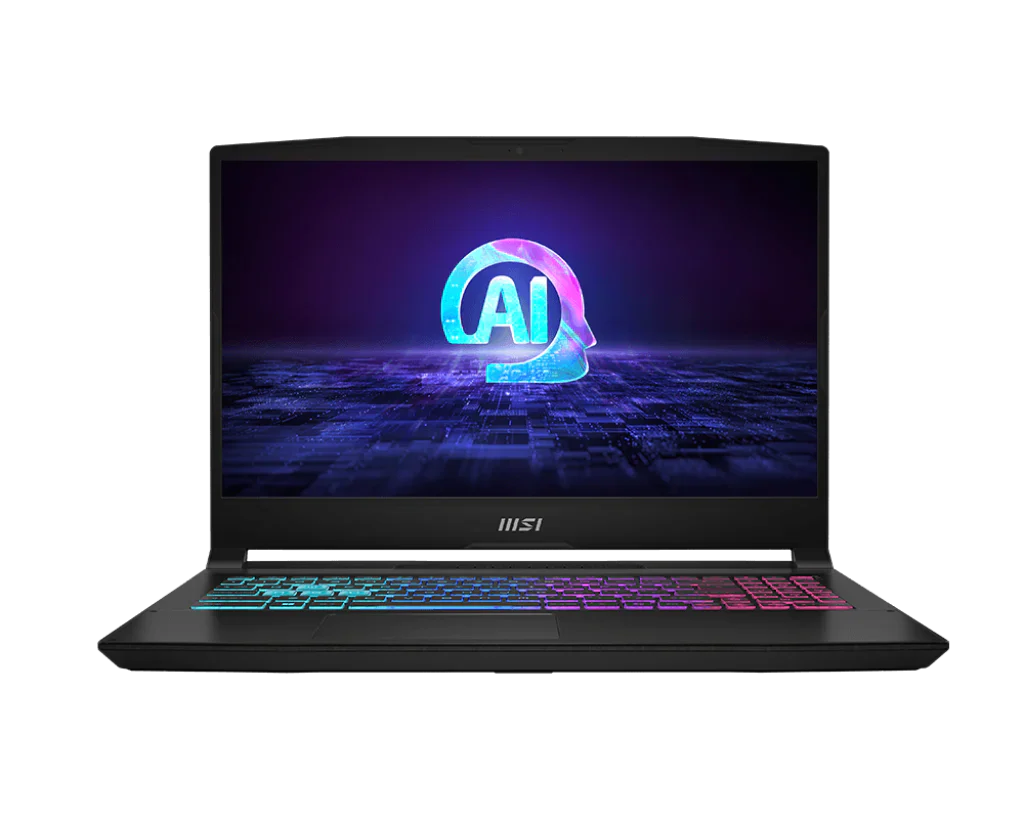 MSI Katana A15 AI Gaming Laptop Ryzen 9 8945HS Processor, RTX 4050, 8x2GB, 1TB SSD, 15.6" FHD, A15 AI B8VE-627IN