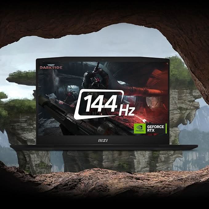 MSI Katana A17 AI Gaming Laptop AMD Ryzen 7 8845HS Processor, NVIDIA GeForce RTX 4060, 8GB, 1TB SSD, 17.3" FHD, A17 AI B8VF-845IN - Image 2
