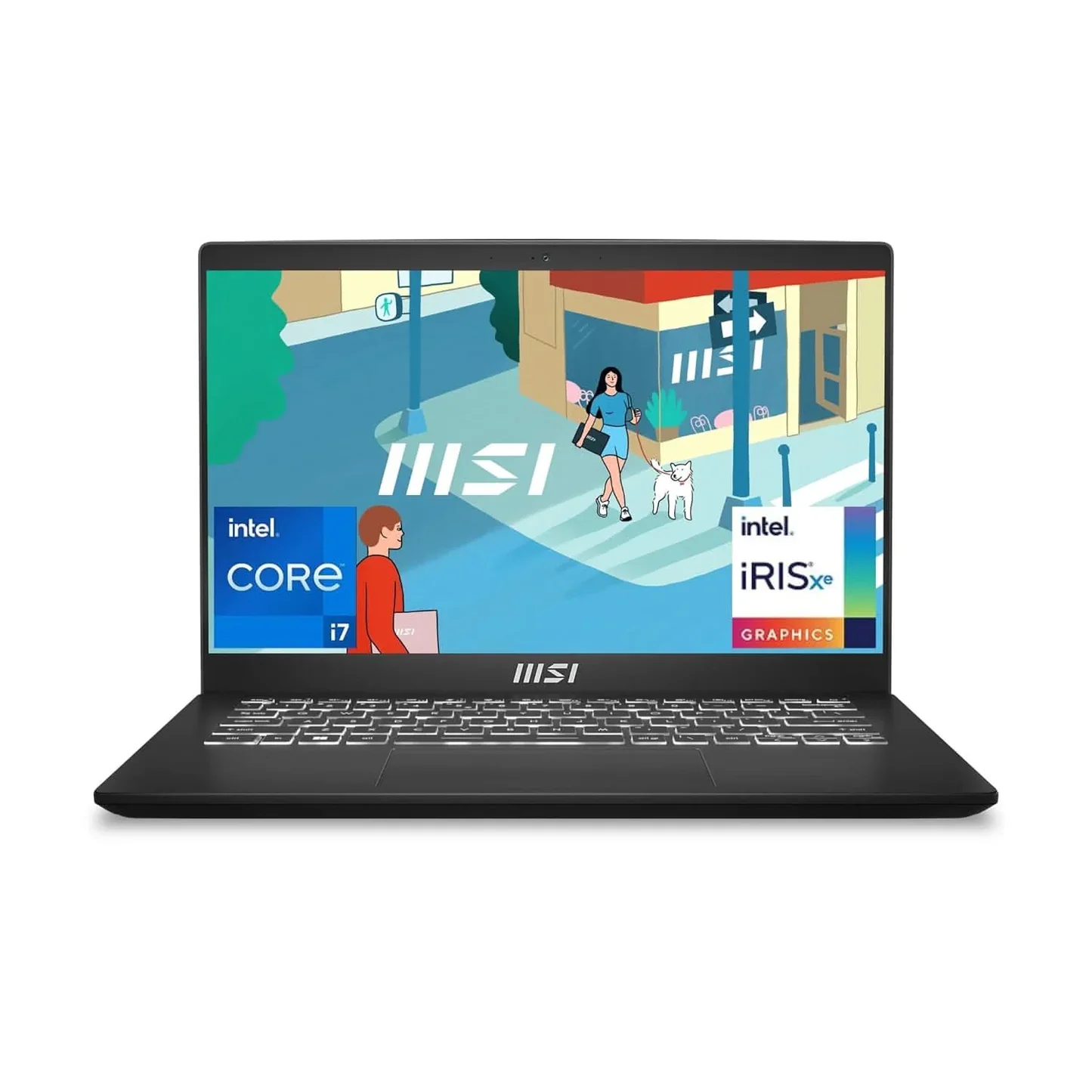 MSI Modern 14  Gaming Laptop Intel Core i3-1315U processor, Intel UHD Graphics, 8GB, 512GB SSD, 14" FHD, 14 C13M-119IN