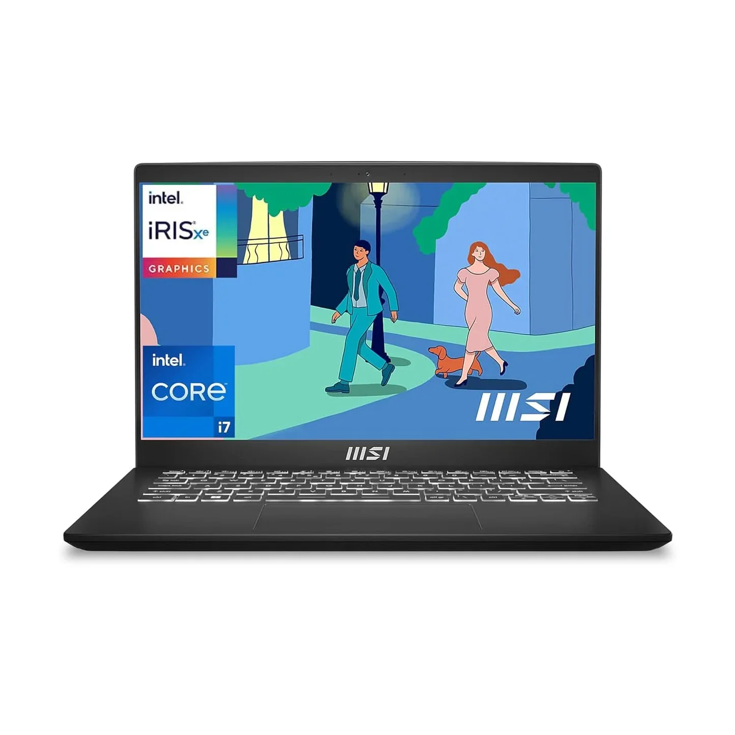 MSI Modern 14 Gaming Laptop Intel Core i7 1255U processor, Iris Xe Graphics, 16GB, 512GB SSD, 14" FHD, 14 C12MO-1202IN