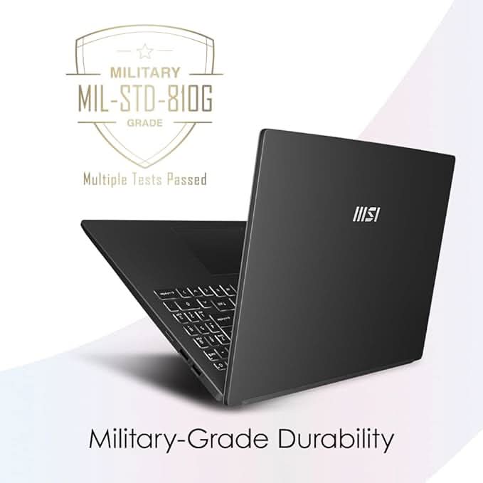 MSI Modern 15 Gaming Laptop Intel Core i3-1215U processor, Intel Iris Xe Graphics, 8GB, 512GB SSD, 15.6" FHD, 15 B12MO-1008IN - Image 3