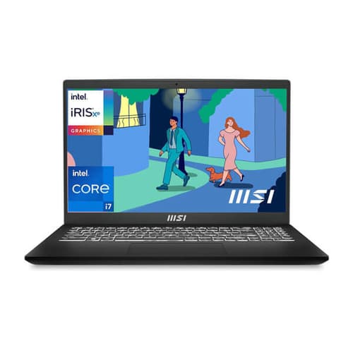MSI Modern 15 Gaming Laptop Intel Core i7-1255U processor, Iris Xe Graphics, 16GB, 512GB SSD, 15.6" FHD, 15 B12MO-816IN