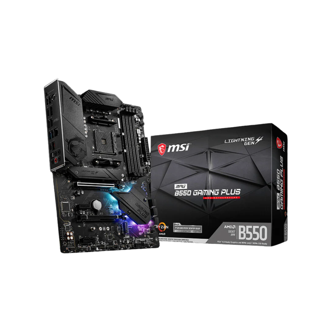 MSI MPG B550 GAMING PLUS AM4 128GB DDR4 ATX Motherboard