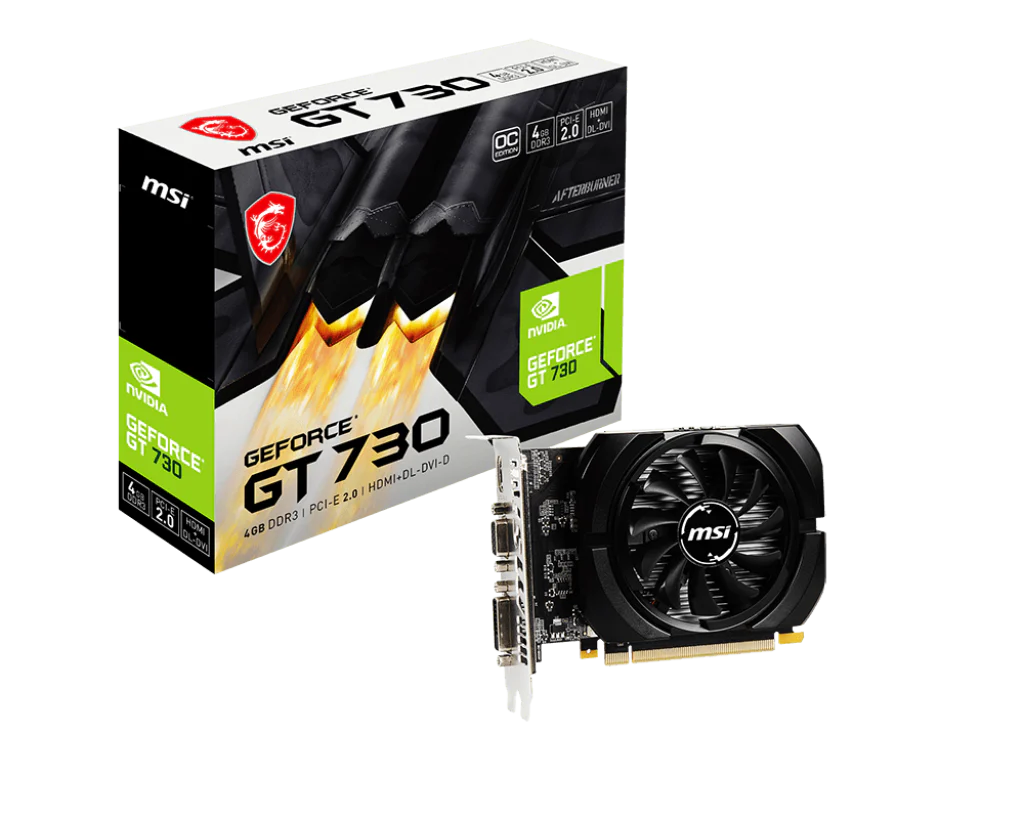 MSI NVIDIA GeForce GT 730 4GB DDR3 Graphics Card