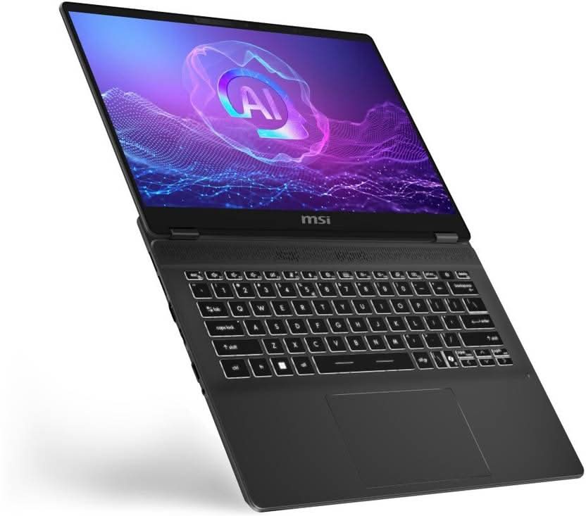 MSI Prestige 14 AI Evo Gaming Laptop Intel Core Ultra 7 255H Processor, Intel Arc Graphics, 16x2GB, 1TB SSD, 14" FHD+, 14 AI Evo C2HMG-087IN - Image 2