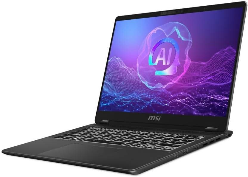 MSI Prestige 14 AI Evo Gaming Laptop Intel Core Ultra 7 255H Processor, Intel Arc Graphics, 16x2GB, 1TB SSD, 14" FHD+, 14 AI Evo C2HMG-087IN - Image 3
