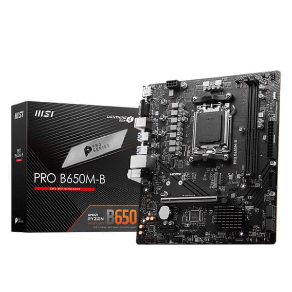 MSI Pro B650M-B DDR5 Motherboard for AMD Ryzen™ 8000/7000 Series