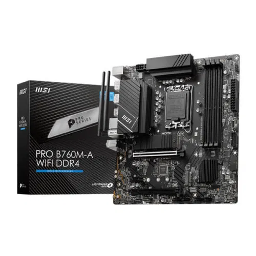 MSI Pro B760M-A WIFI DDR4 Motherboard - Image 2