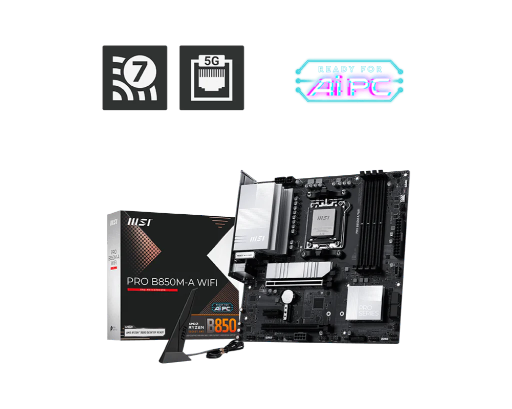 MSI PRO B850M-A WIFI Motherboard