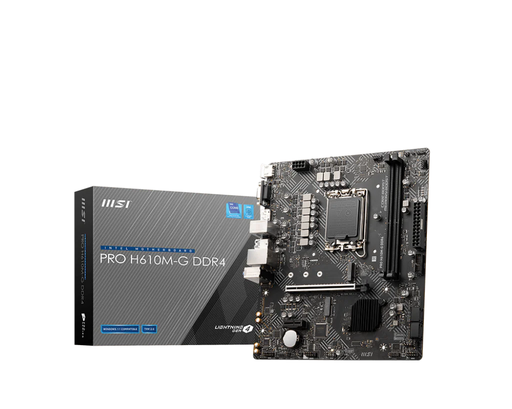 MSI PRO H610M-G DDR4 Motherboard - Image 2