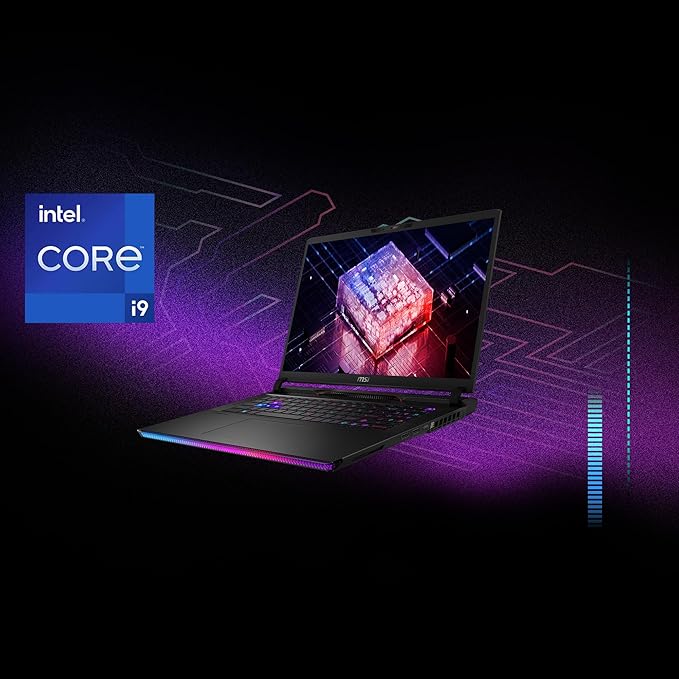 MSI Raider GE78 HX Gaming Laptop Intel Core i9-14900HX Processor, NVIDIA GeForce RTX 4090, 16x2GB, 2TB SSD, 17" QHD+, GE78 HX 14VIG-804IN - Image 2