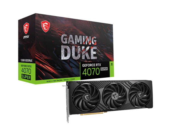 MSI RTX 4070 Super Gaming Duke 3X 12GB Graphics Card