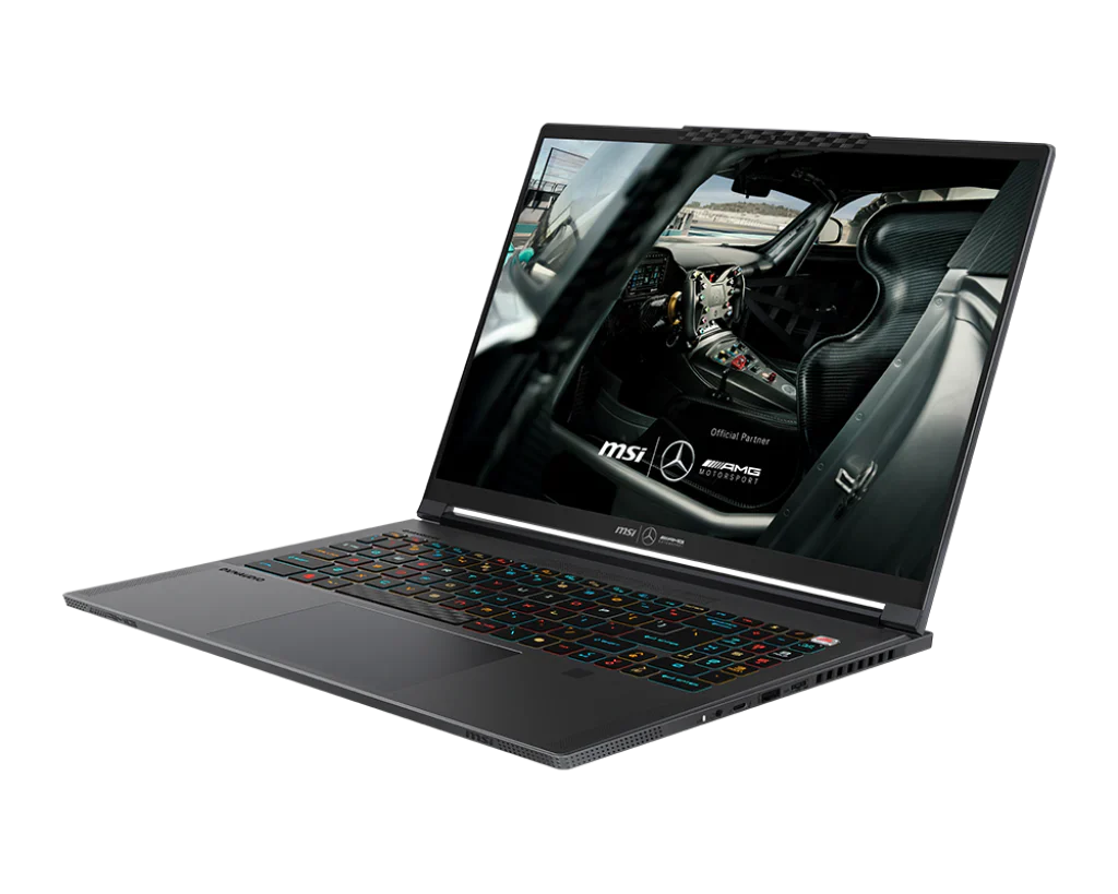 MSI Stealth 16 Gaming Laptop Intel Core Ultra 9 processor 185H, NVIDIA GeForce RTX 4070, 16x2GB, 2TB SSD, 16" QHD+, 16 Mercedes AMG A1VGG-295IN - Image 2