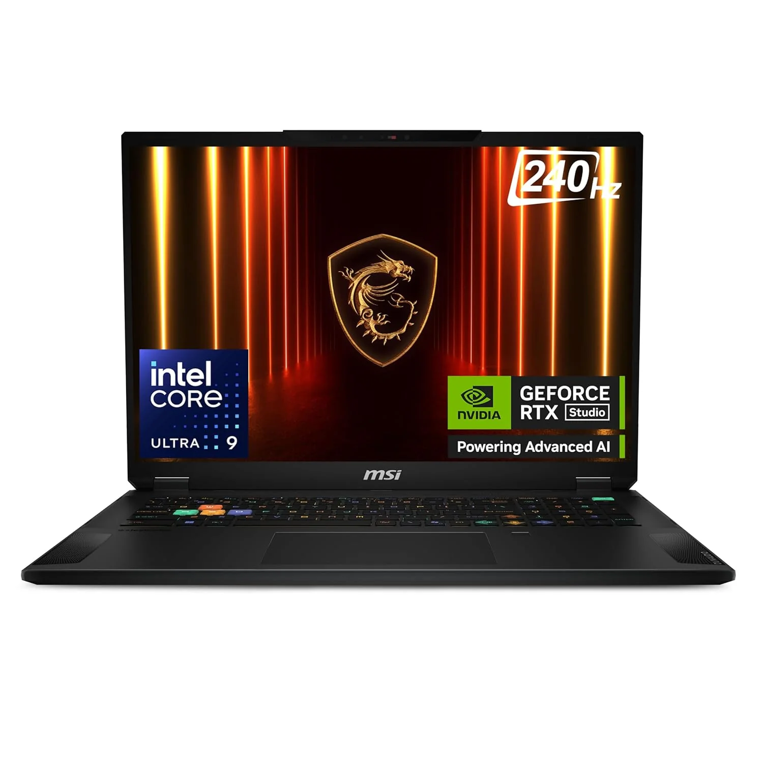 MSI Stealth 18 Gaming Laptop Intel Series 2 Core Ultra 9 275HX Processor, NVIDIA GeForce RTX 5070, 16x2GB, 2TB SSD, 18" QHD+, 18 HX AI A2XWHG-043IN