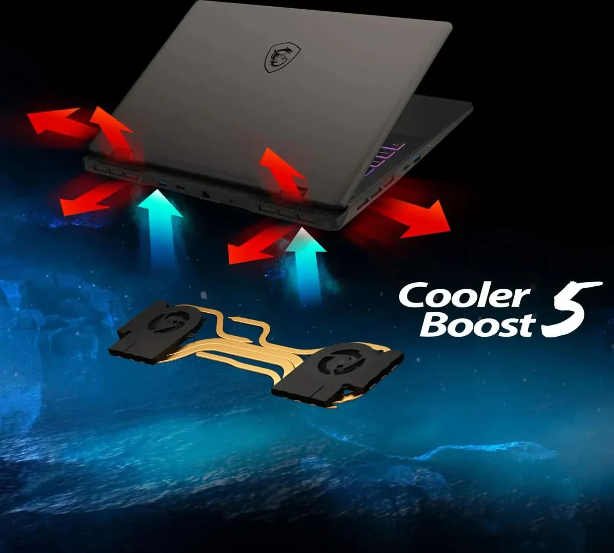 MSI Sword 16 HX Gaming Laptop Intel Core i9 13980H Processor, NVIDIA GeForce RTX 4060, 16x2GB, 1TB SSD, 16" FHD+, 16 HX B13VFKG-652IN - Image 5