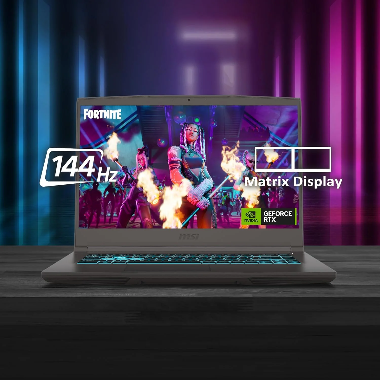 MSI Thin 15, Intel 13th Gen. i7-13620H Processor, RTX 3050, 16GB, 512GB, 15.6"FHD, 15 B13UC-124IN - Image 2