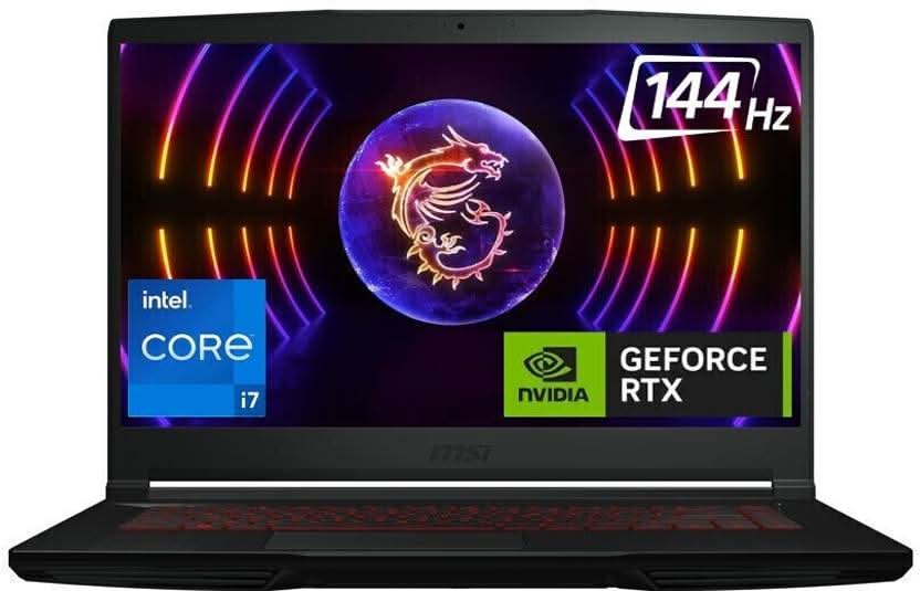 MSI Thin GF63 Gaming Laptop Intel Core i7-12650H processor, NVIDIA GeForce RTX 4060, 8x2GB, 512GB SSD, 15.6" FHD, GF63 12VF-663IN