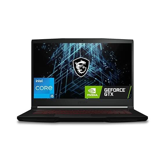 MSI Thin GF63 Gaming Laptop Intel Core i7-12650H processor, RTX 2050, 8x2GB, 1TB SSD, 15.6" FHD, GF63 12UCX-1243IN