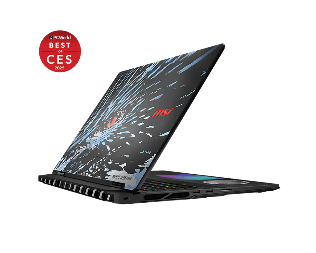 MSI Titan 18 HX Dragon Edition Norse Myth Gaming Laptop Intel Core Ultra 9 285HX Processor, NVIDIA GeForce RTX 5090, 48x2GB, 2TB SSD, 18" UHD+, 18 HX Dragon Edition Norse Myth A2XWJG-254IN - Image 3