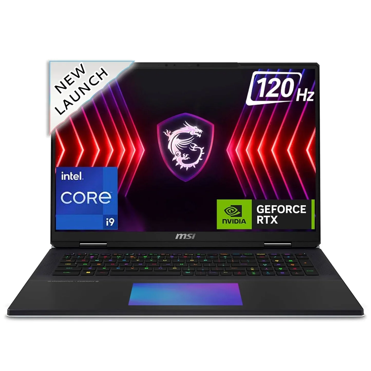 MSI Titan 18 HX Gaming Laptop Intel Core i9-14900HX Processor, NVIDIA GeForce RTX 4080, 32x2GB, 2TB SSD, 18" UHD+, 18 HX A14VHG-207IN