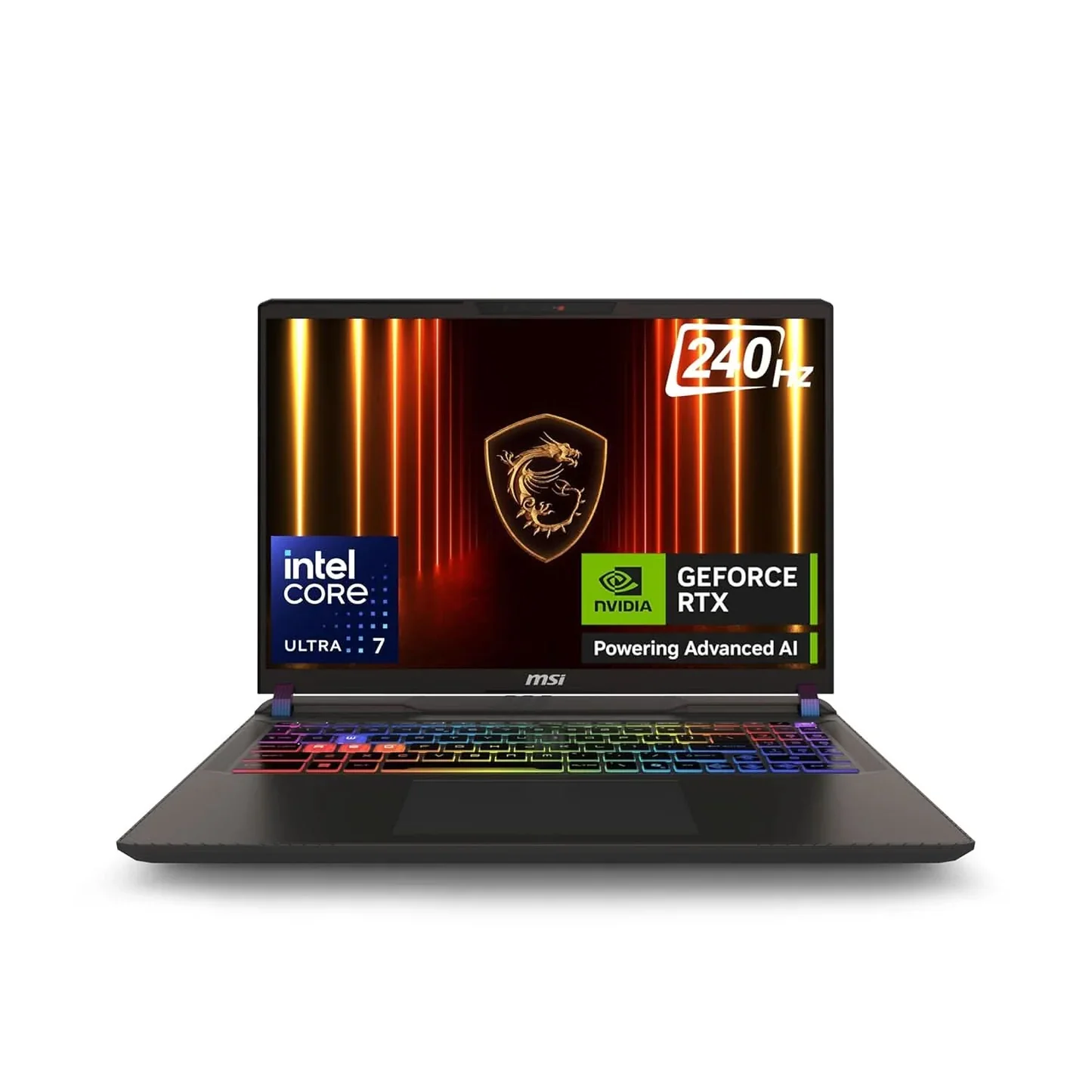 MSI Vector 16 HX AI Gaming Laptop Intel Core Ultra 7 255HX Processor, NVIDIA GeForce RTX 5070, 16x2GB, 1TB SSD, 16" QHD+, 16 HX AI A2XWHG-227IN
