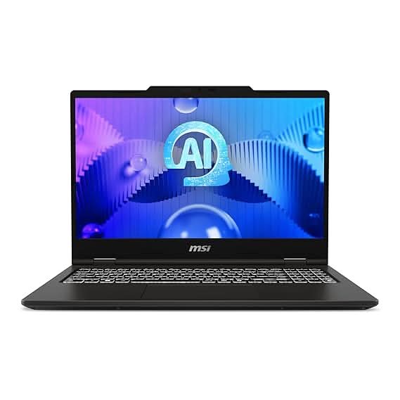MSI Venture 15 AI Gaming Laptop Intel Core Ultra 5 processor 125H, Intel Arc Graphics, 8x2GB, 512GB SSD, 15.6" FHD, 15 AI A1MG-016IN