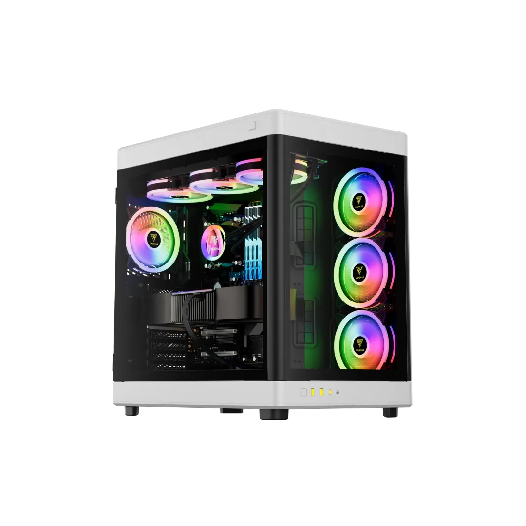 Gamdias Neso P1 BW (E-ATX) Full Tower Cabinet (Black and White)