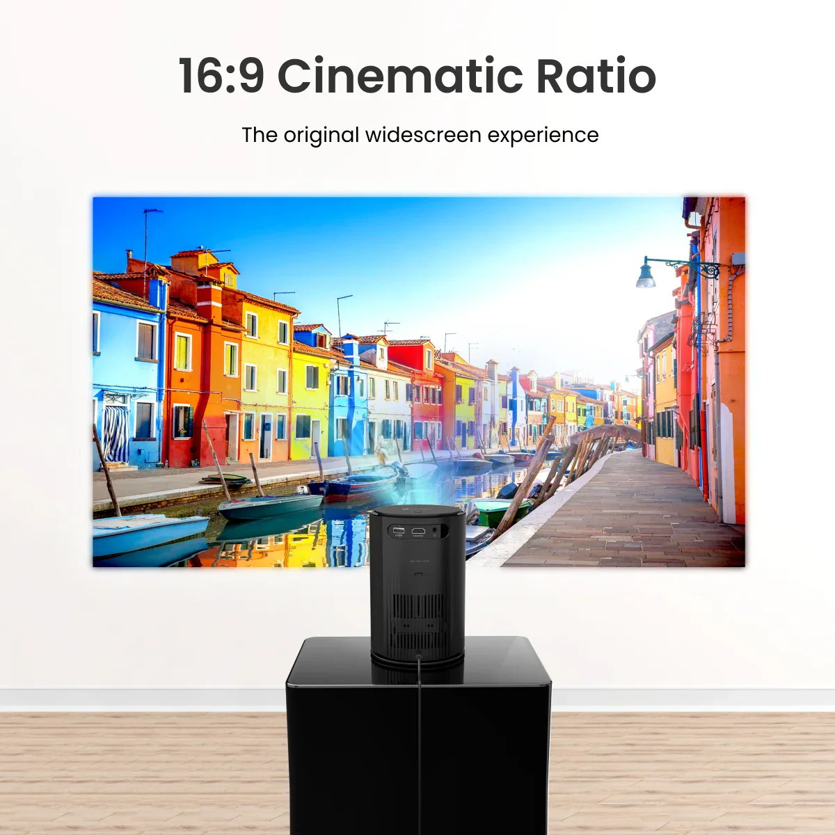 PORTRONICS Beem 410 Android 9.0 Smart LED Projector | 1080p HD Resolution | 3600 Lumens | up to 200" Display - Image 3