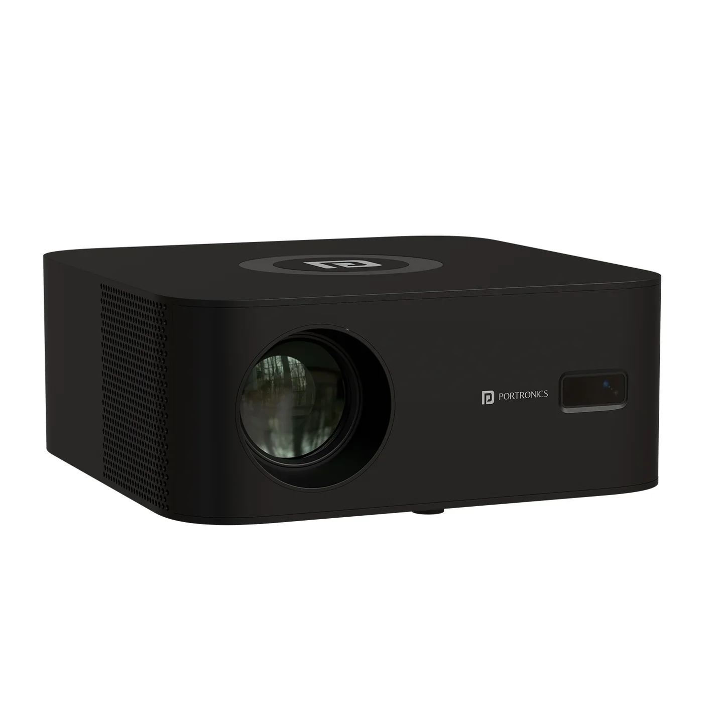 PORTRONICS Beem 510 5300 Lumens Smart LED Projector | Mic-Enabled Remote | Dolby Audio | 1080p FHD Native | 4K UHD Support