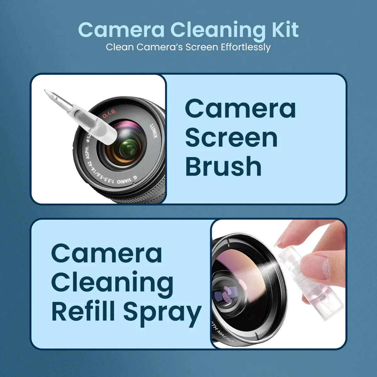 PORTRONICS Clean P 10 in1 Smart Gadget Cleaning Kit | Precise Cleaning | Refilleable Lotion | Pocket Friendly | Multifunctional - Image 4