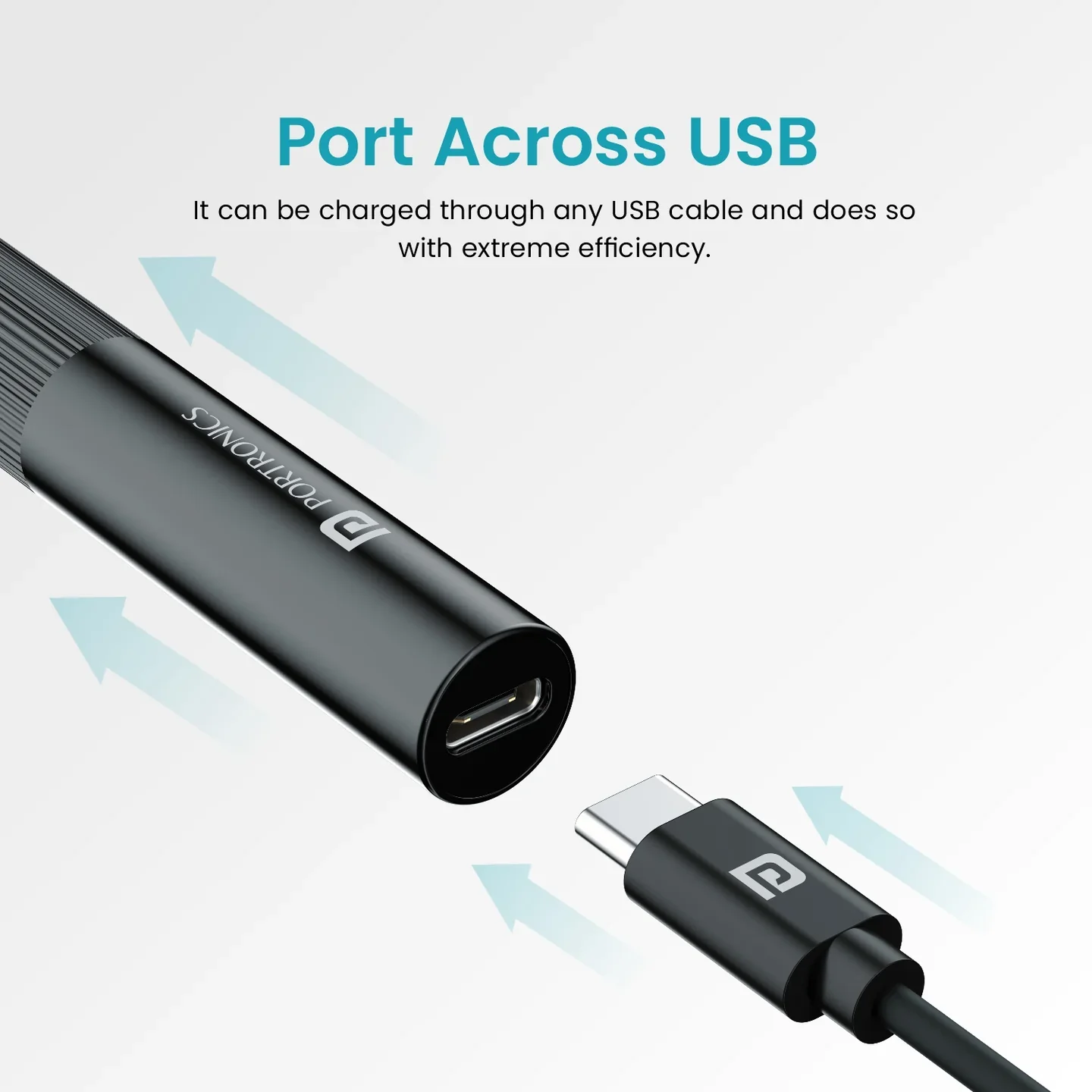 PORTRONICS Cleansify Ear Cleaner Stick | 180mAH Battery | Lightweight | LED Light | 1080p camera - Image 8