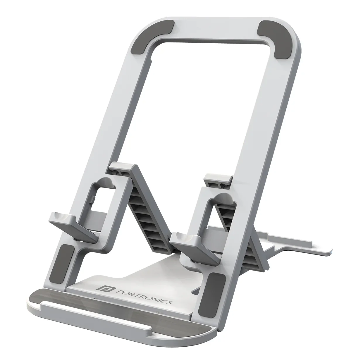 PORTRONICS Modesk 100 Desktop Mobile & Tablet Holder | Durable | Anti-Slip | Multiple Angles | Enhanced Compatibility - Image 2