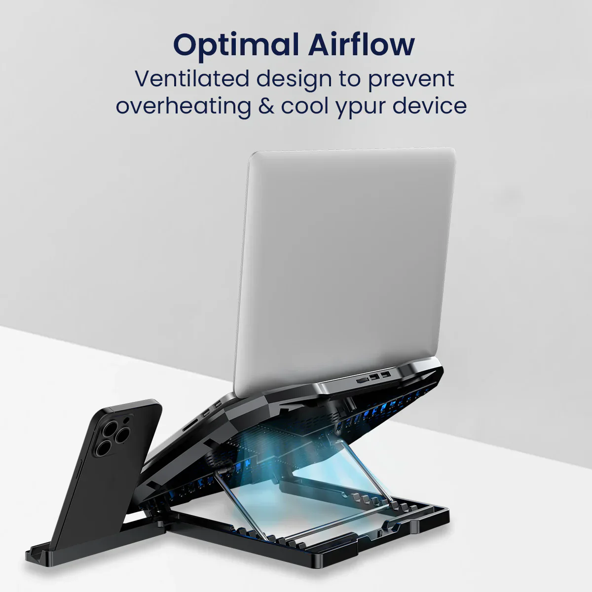 PORTRONICS My Buddy Air 2 Laptop Cooling Stand - Image 5