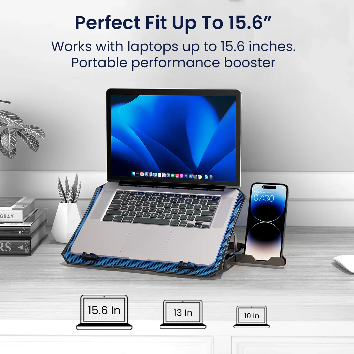 PORTRONICS My Buddy Air 2 Laptop Cooling Stand - Image 8
