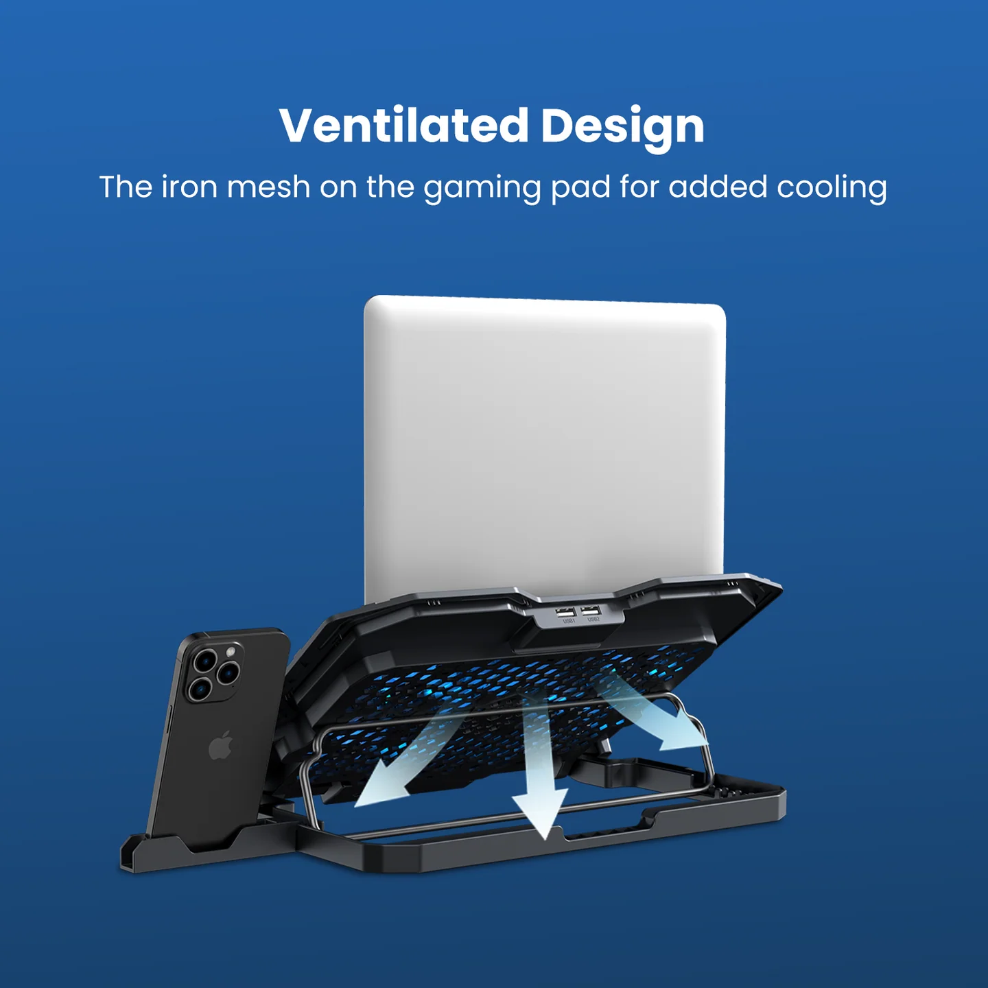 PORTRONICS My Buddy Air 3 Laptop Cooling Stand - Image 4
