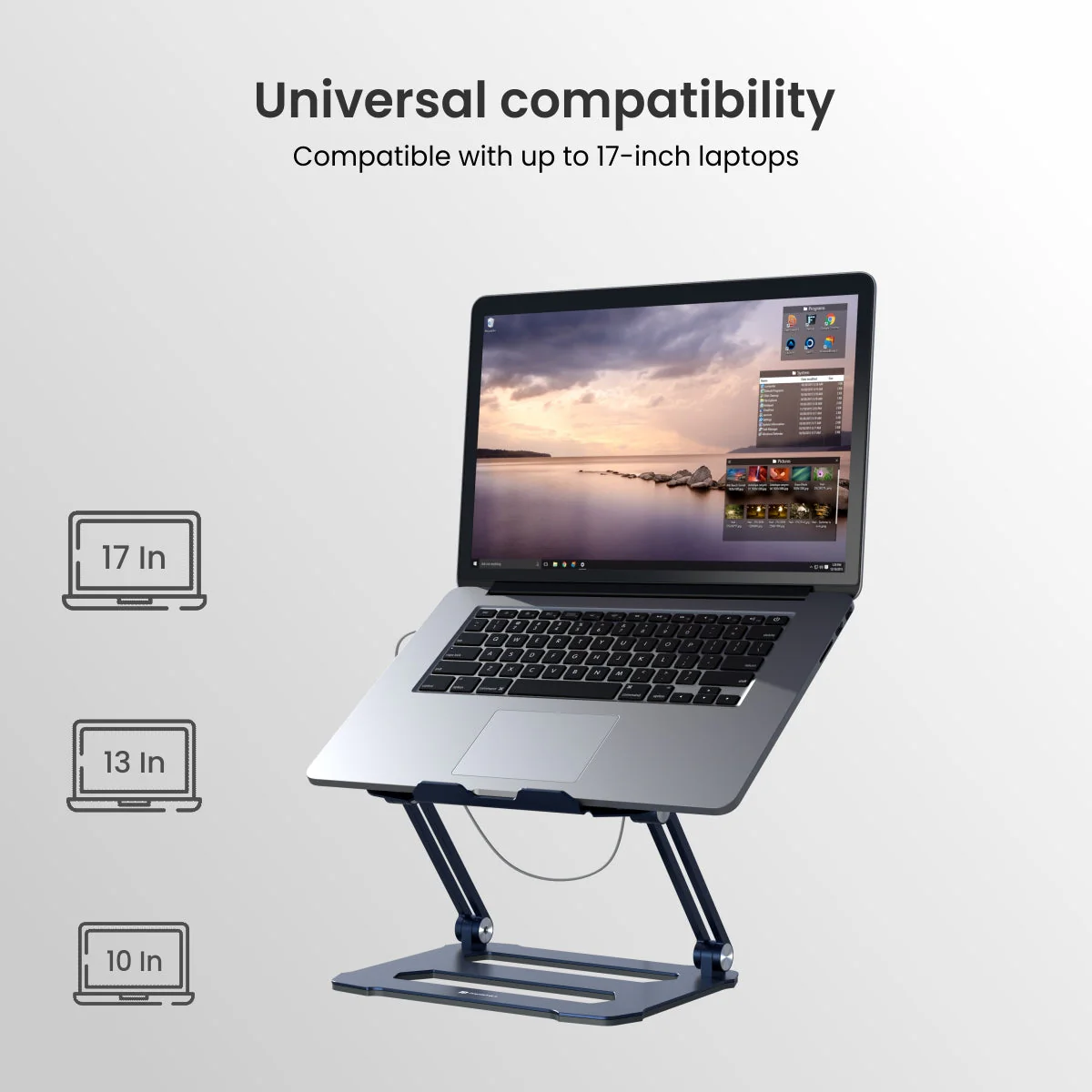 PORTRONICS My Buddy K10 Laptop Cooling Stand - Image 3