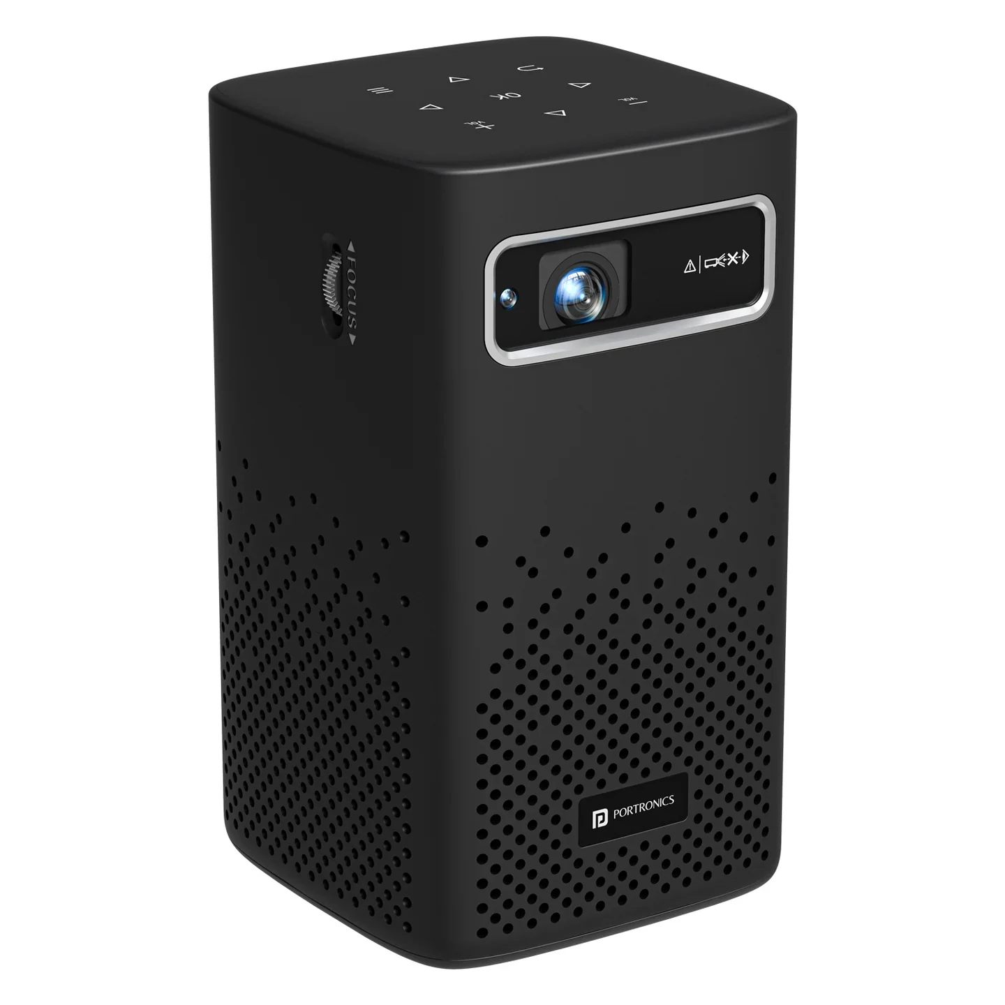 PORTRONICS Pico 13 Rechargeable Smart LED Projector | 4K UHD Support | 3500 Lumens | Rechargeable | DLP Technology