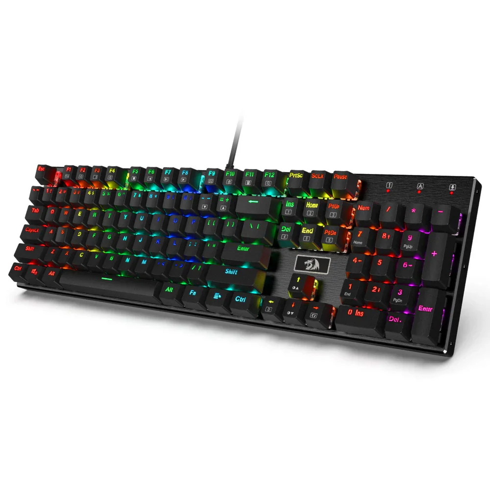 Redragon Devarajas K556 - 104 Keys Wired Mechanical Keyboard (Brown Switch) - Image 4