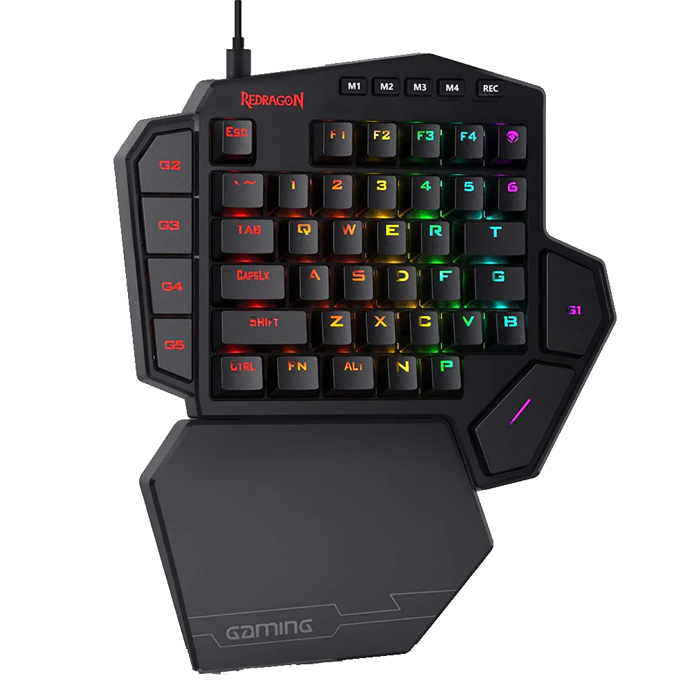 Redragon DITI K585 - One Handed Wired RGB Mechanical Keyboard (Blue Switch)