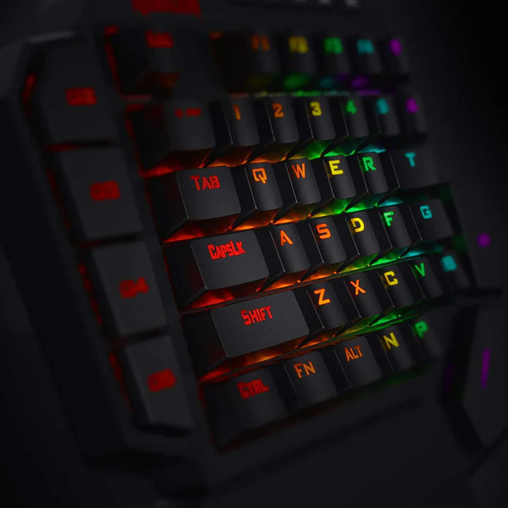 Redragon DITI K585 - One Handed Wired RGB Mechanical Keyboard (Blue Switch) - Image 12