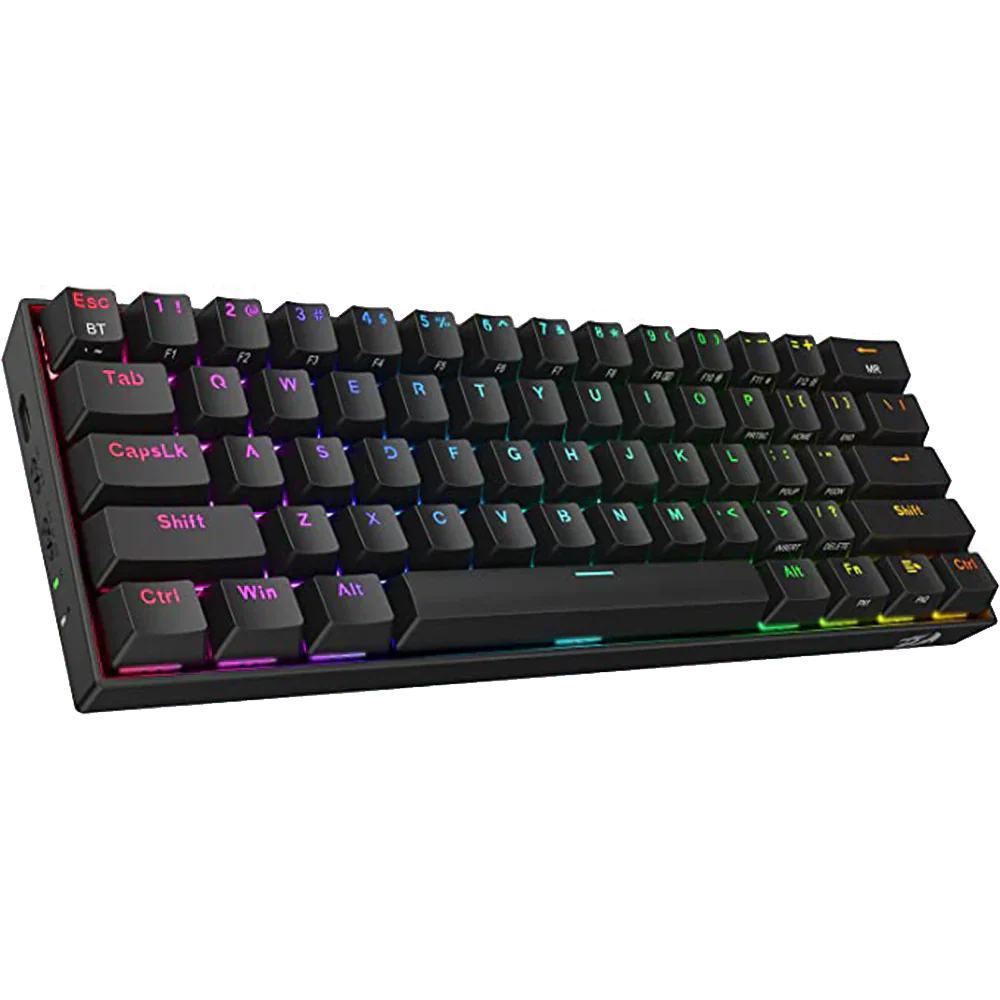 Redragon Draconic Pro K530 PRO - 60% Bluetooth+24.Ghz+Wired Mechanical Keyboard (Red Switch) - Image 3